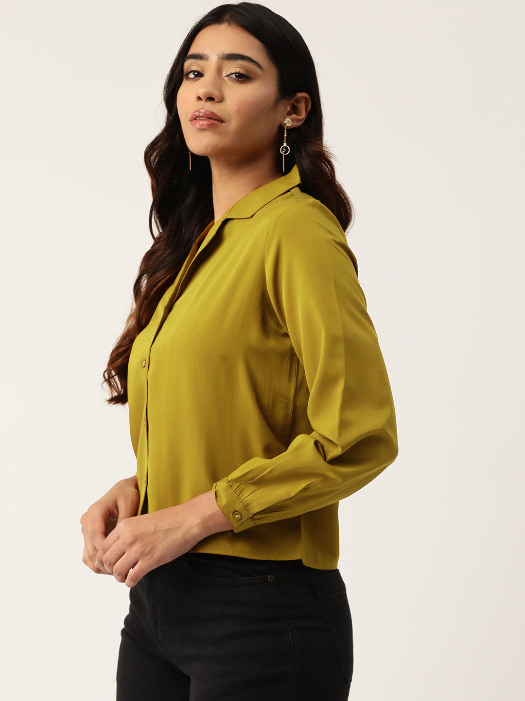 Women Solid Opaque Casual Shirt
