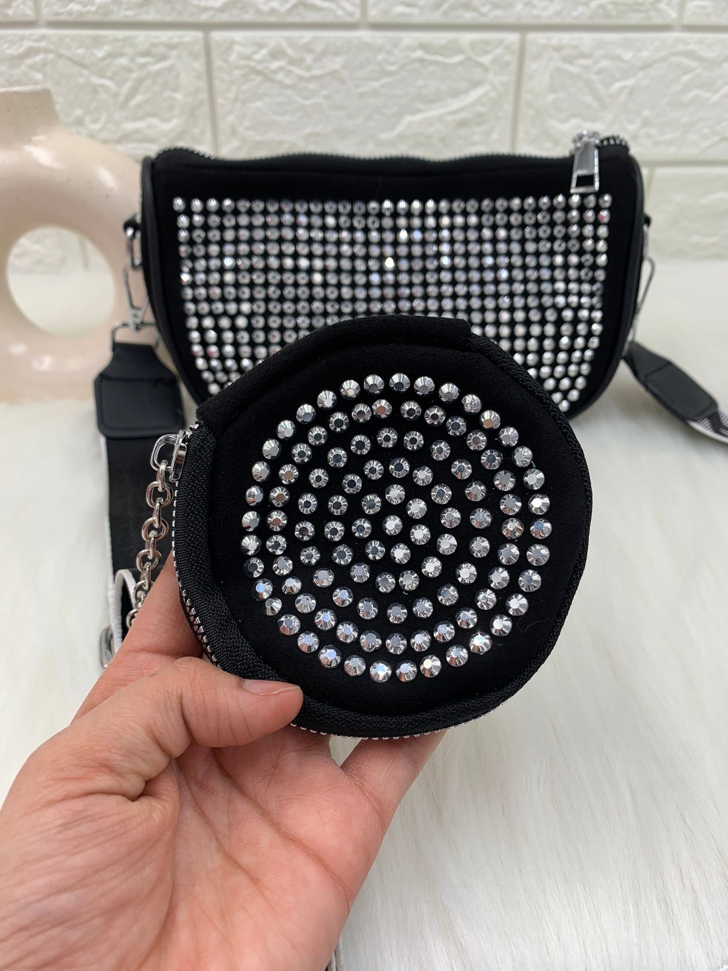 Women shoulder Bag and Pouch