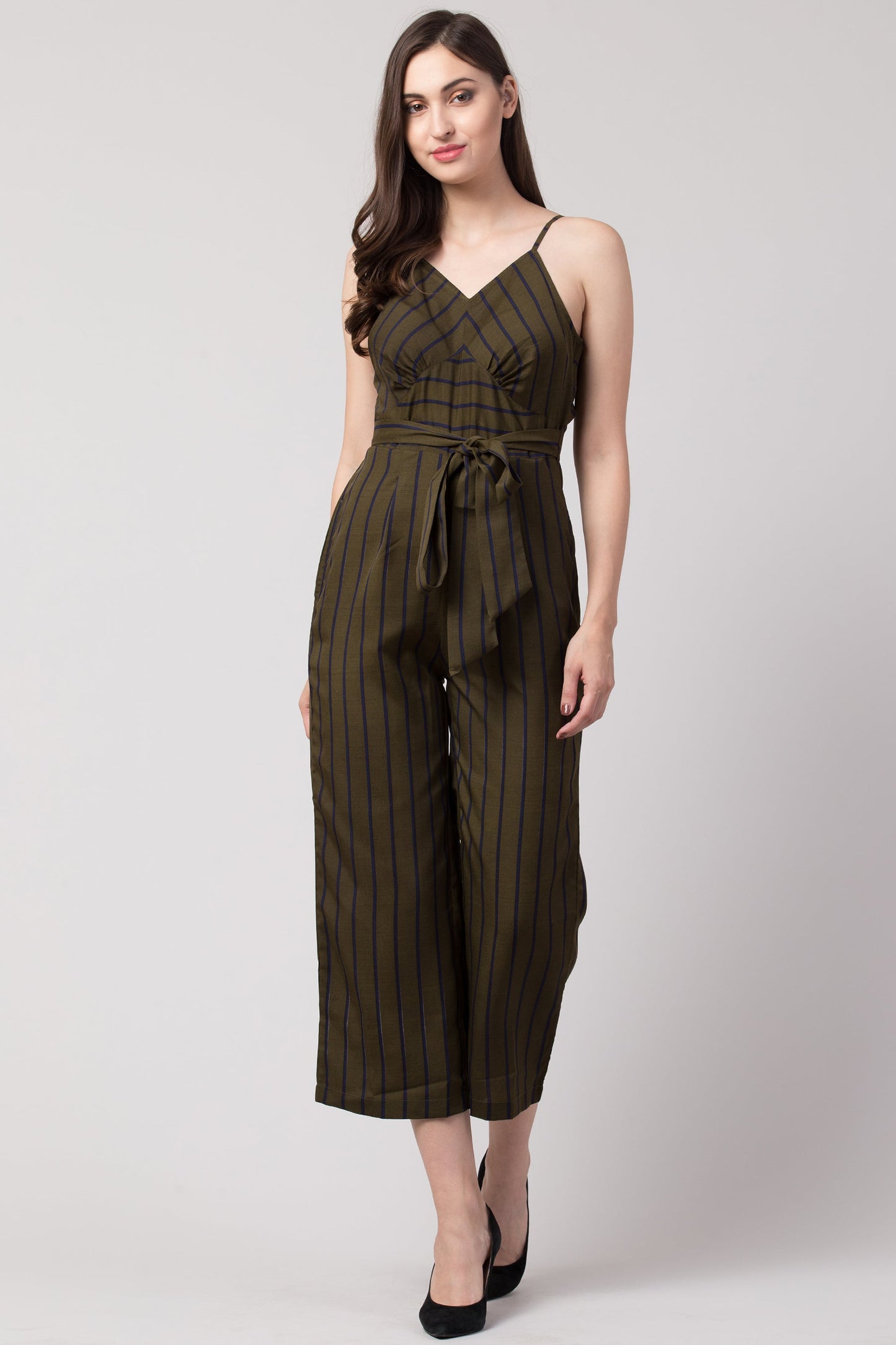 Striped Jumpsuit