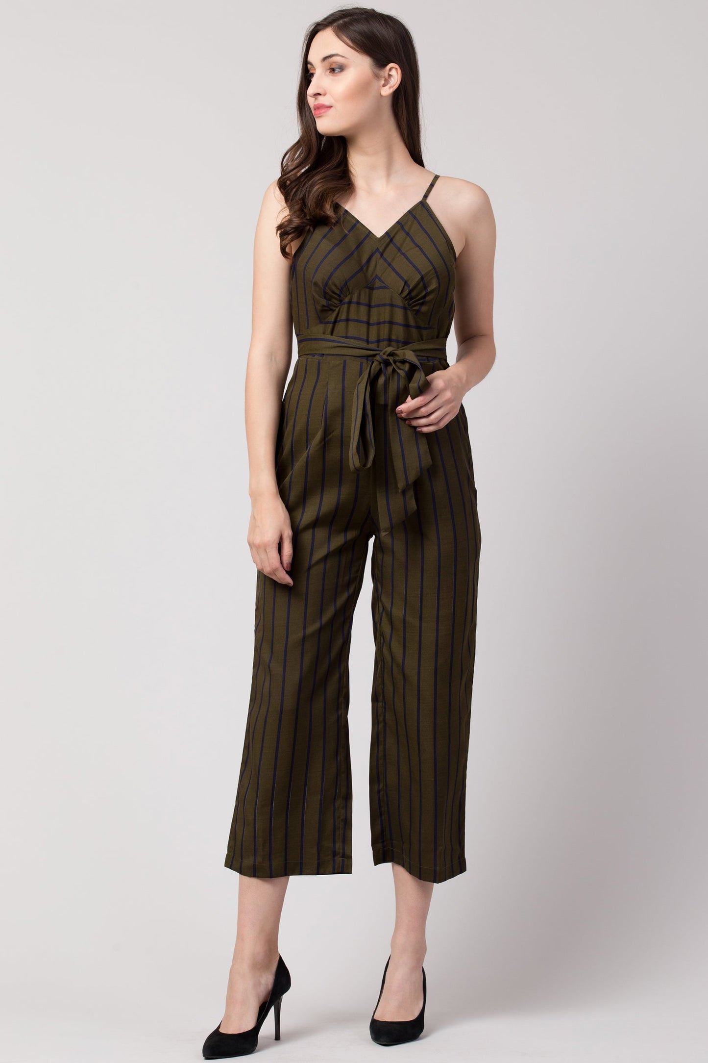 Striped Jumpsuit