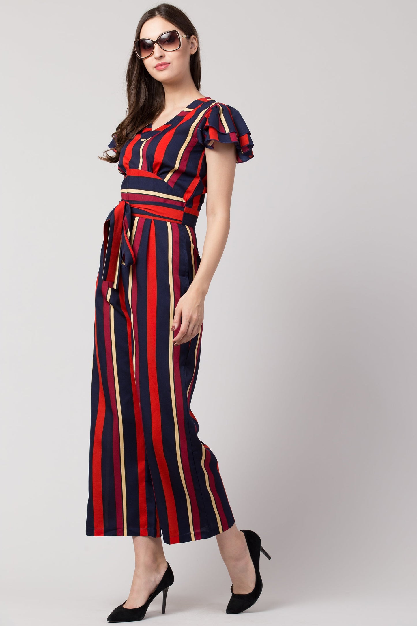 Striped Jumpsuit