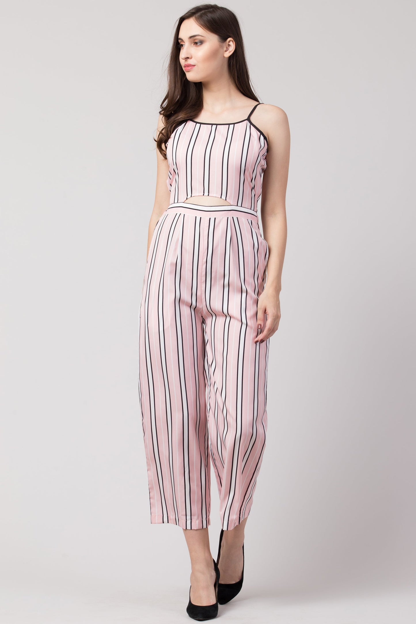 Striped Jumpsuit
