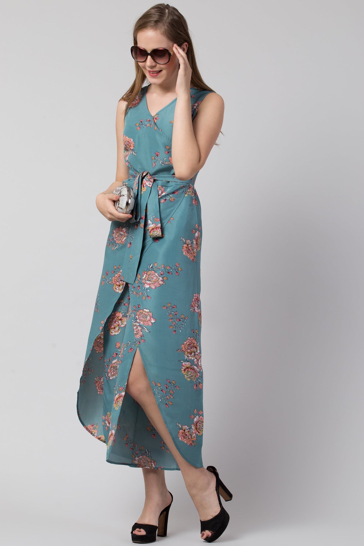 Women Floral Print Jumpsuit