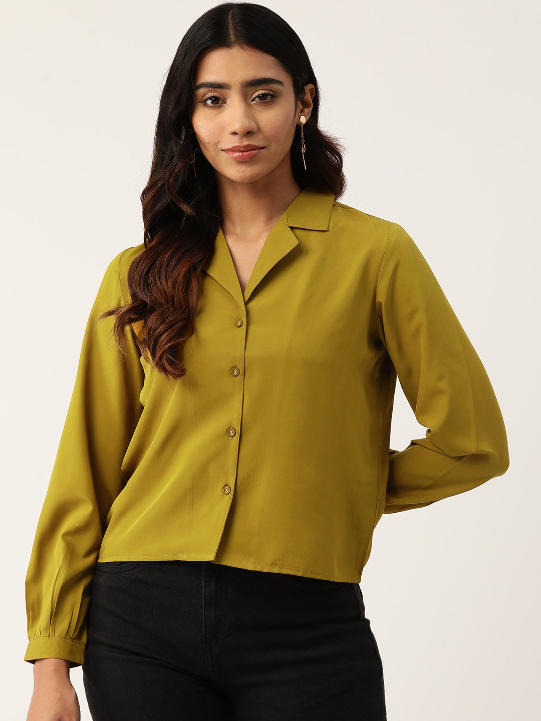 Women Solid Opaque Casual Shirt