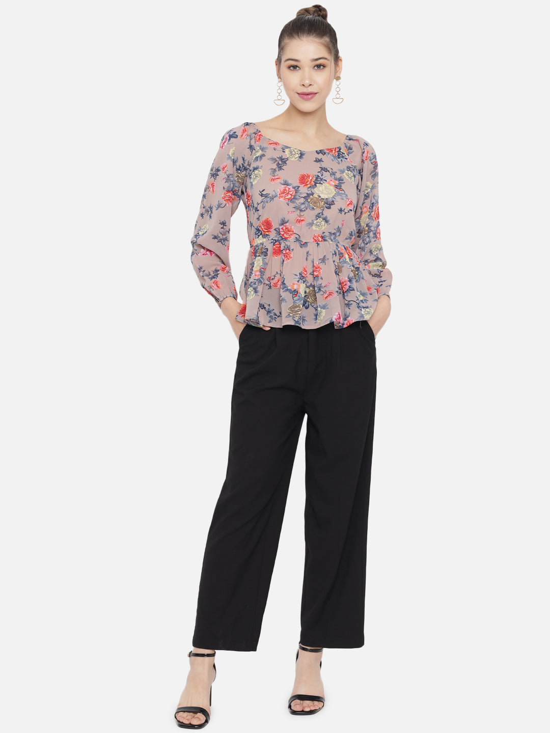 Women Multicolor Floral Top