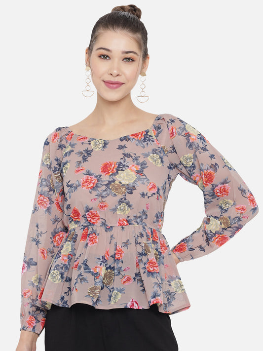 Women Multicolor Floral Top