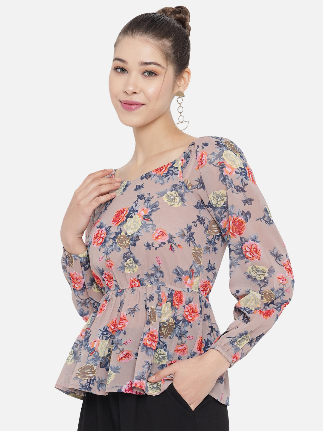 Women Multicolor Floral Top