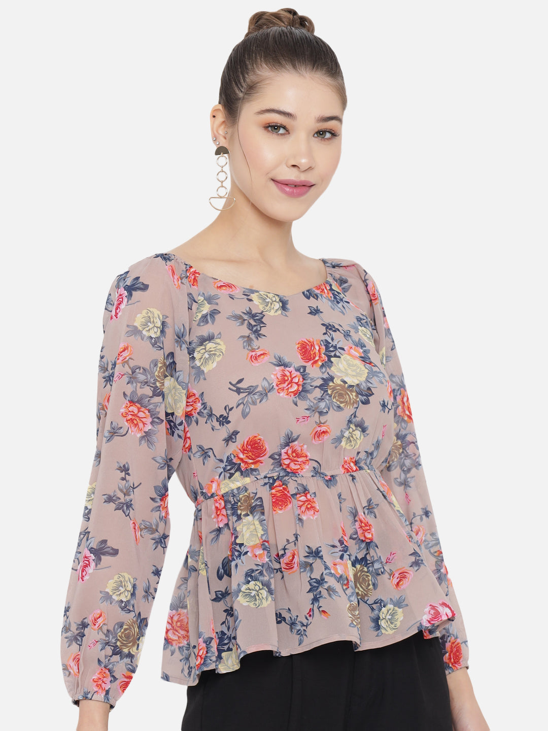 Women Multicolor Floral Top