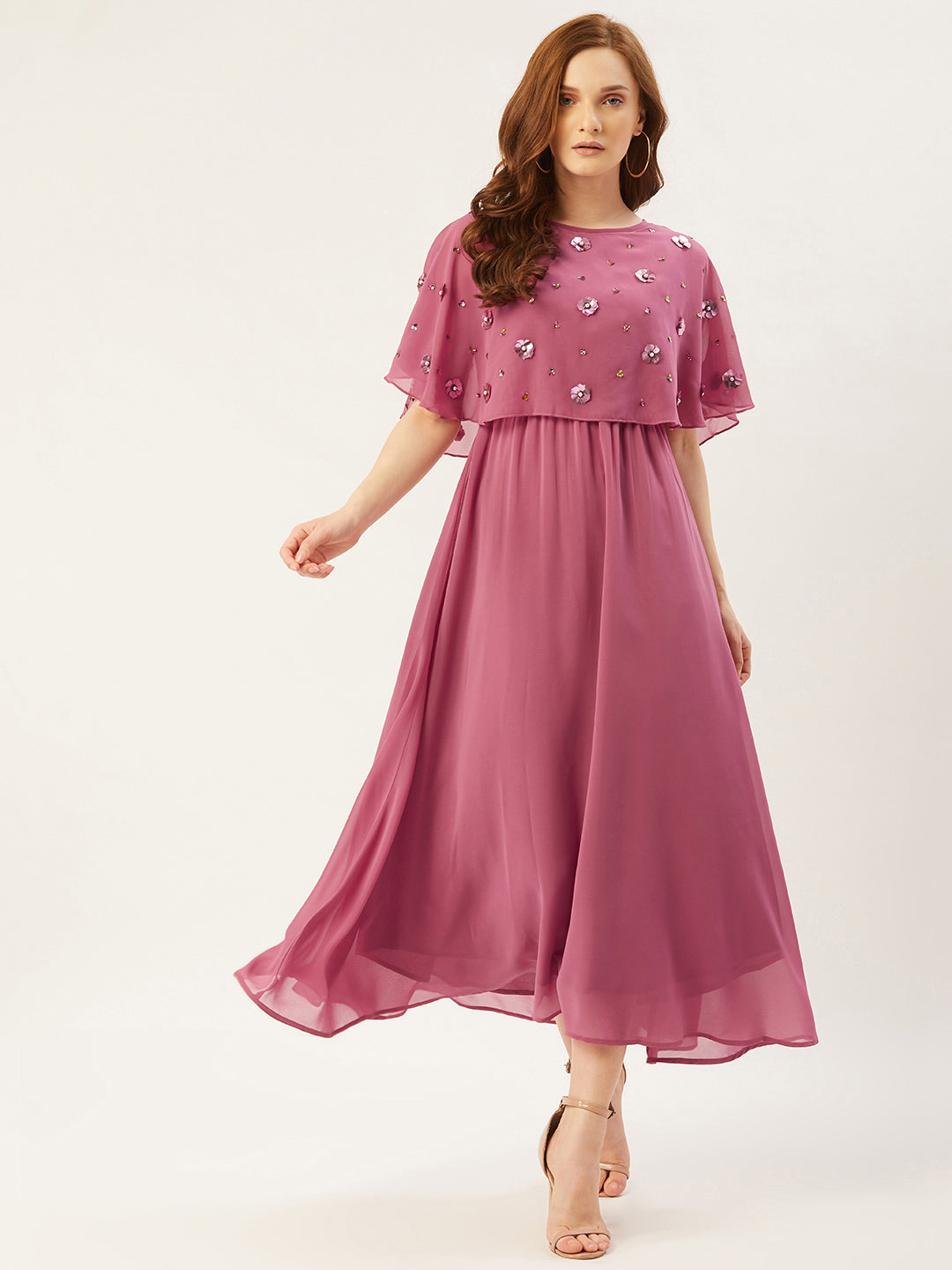 Women Maxi Pink Dress