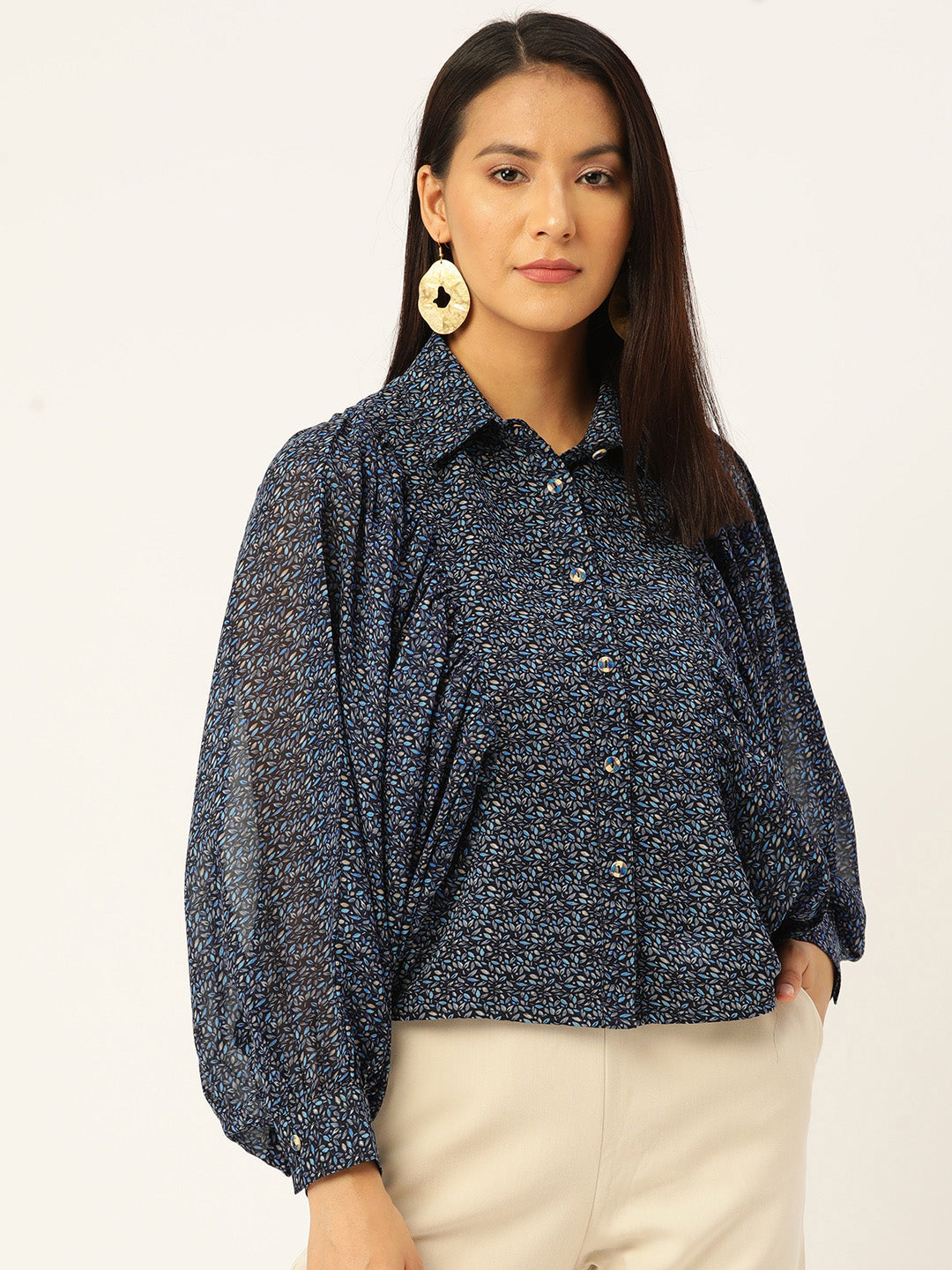 Floral Print Women Shirt