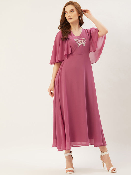 Women Maxi Pink Dress