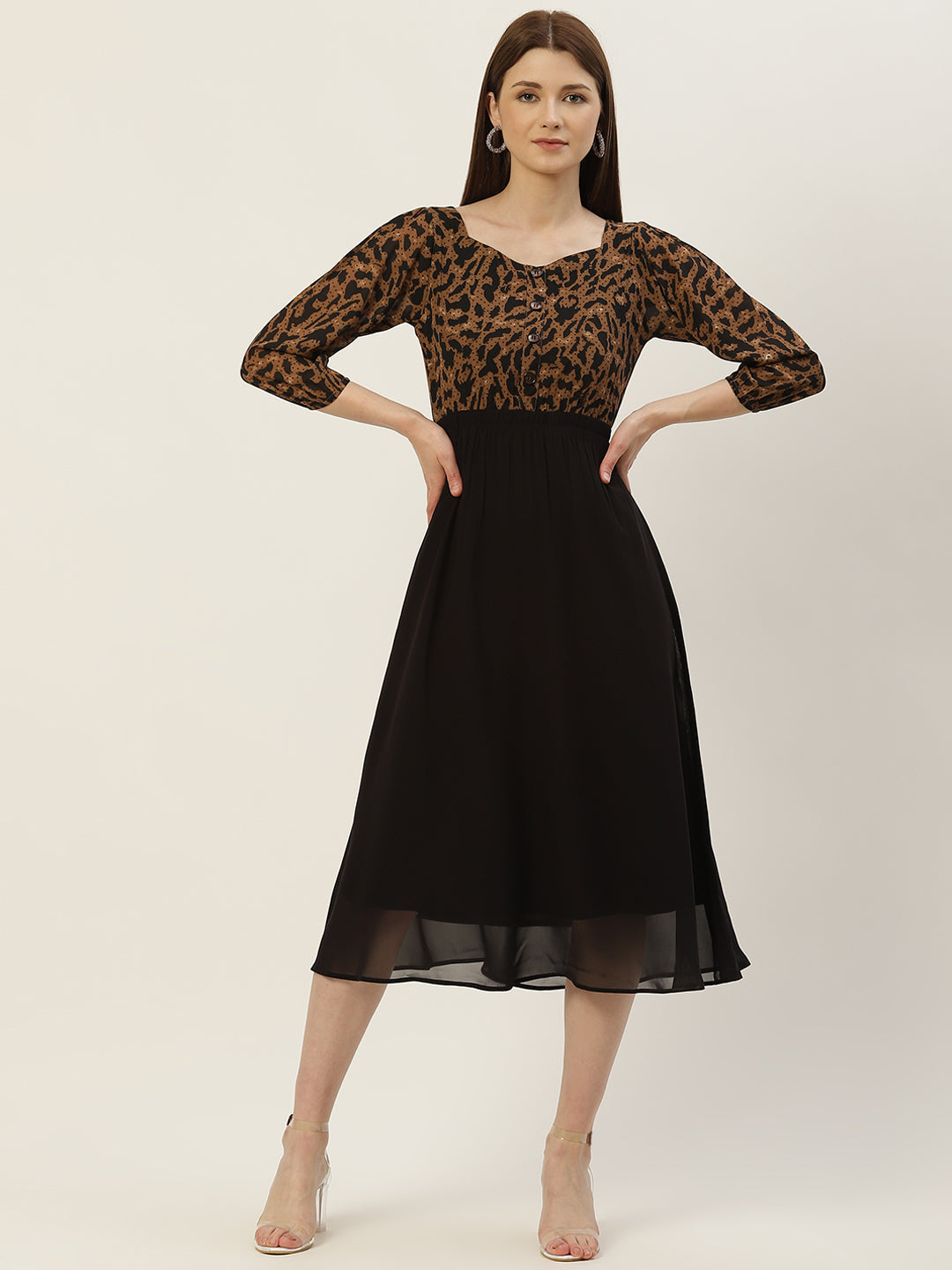 Women Georgette A-line Dress