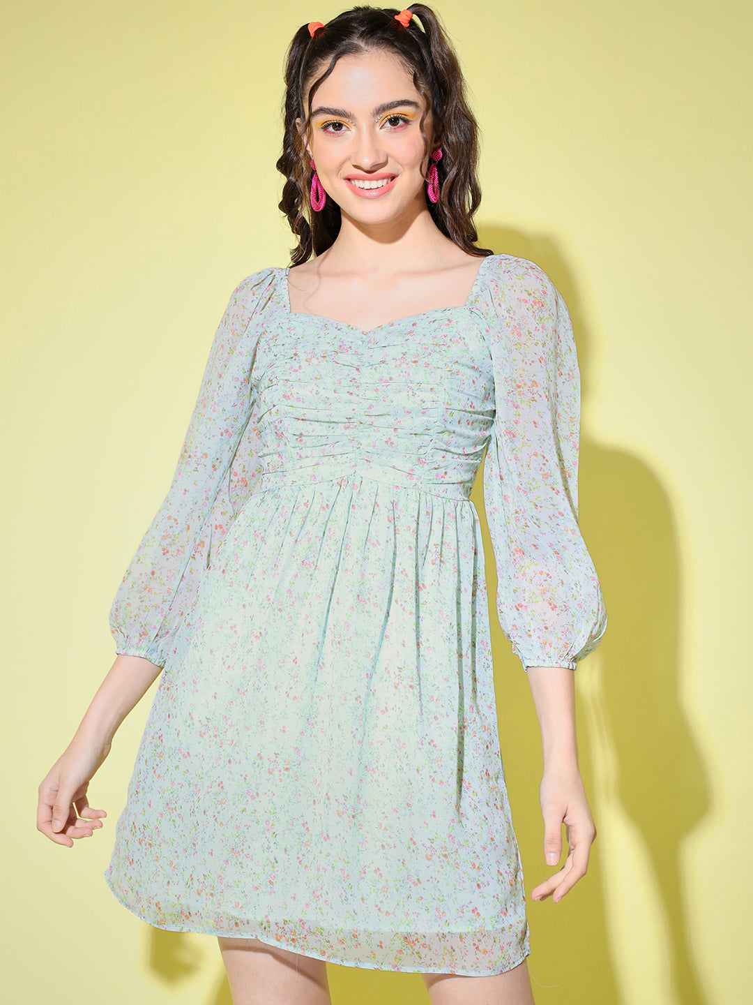 Women Floral Georgette Dress