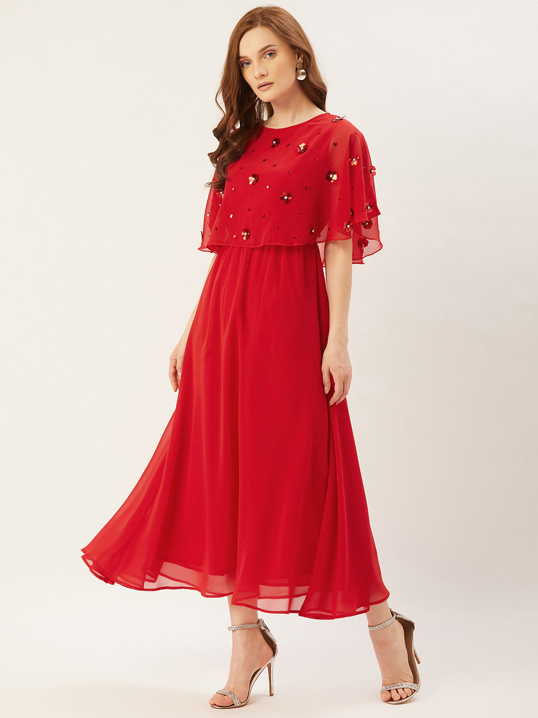 Women Maxi Red Dress