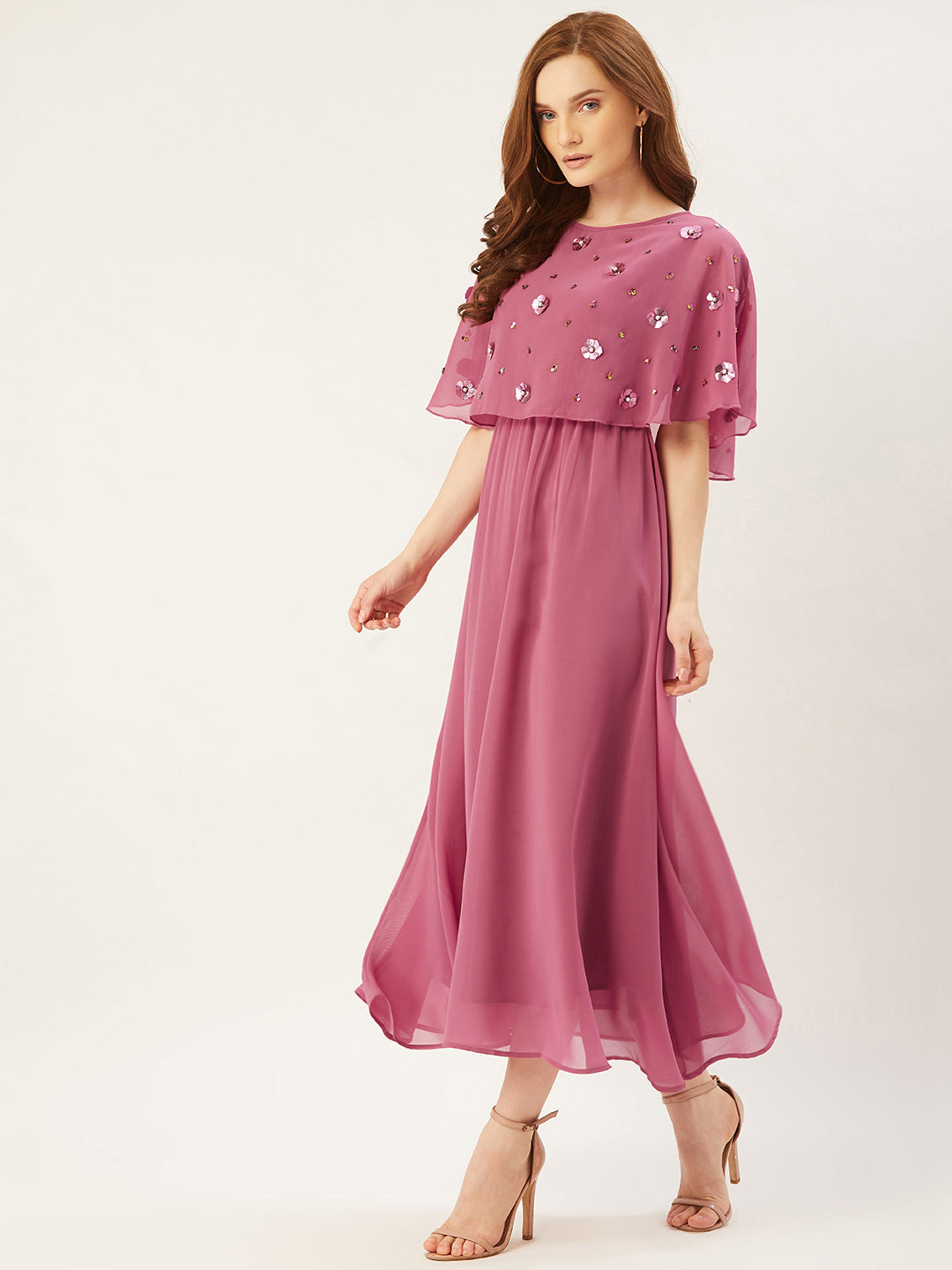 Women Maxi Pink Dress