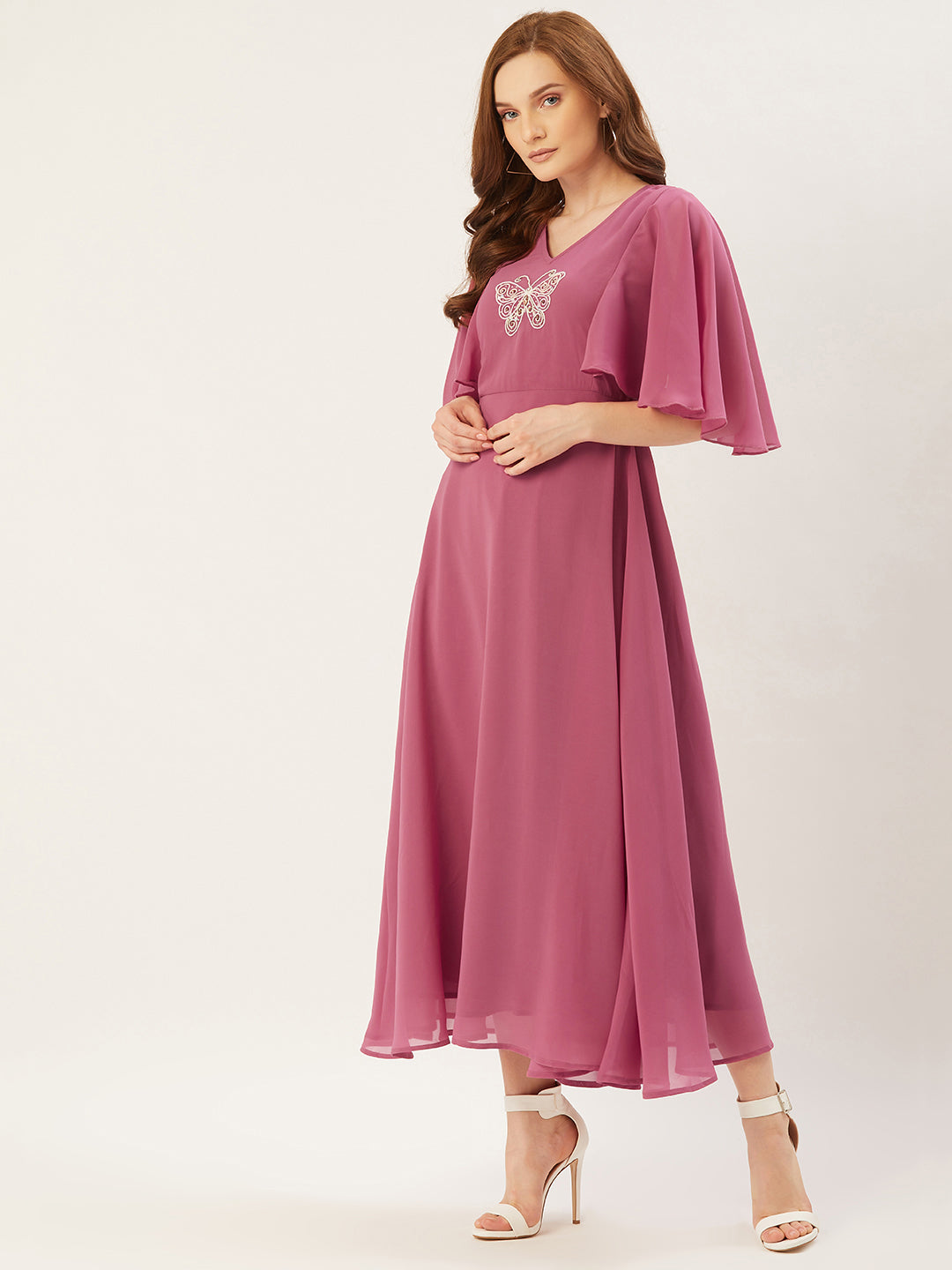 Women Maxi Pink Dress