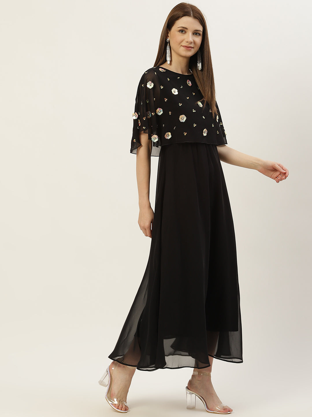 Women Black Maxi Dress