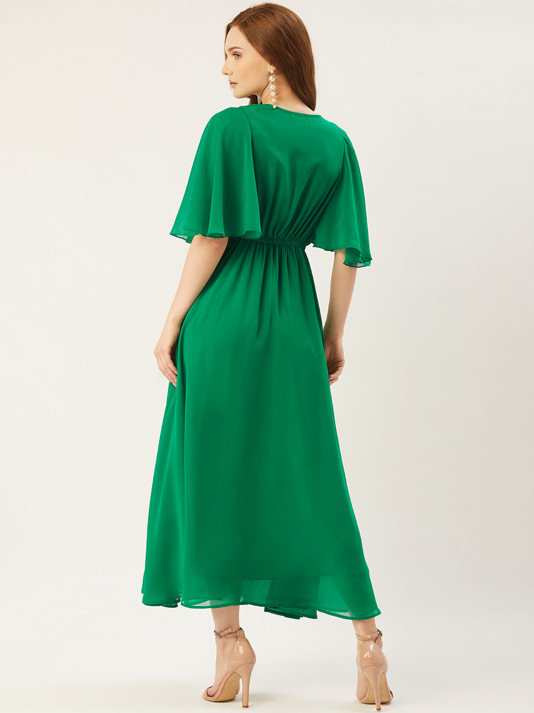 Women Maxi Green Dress