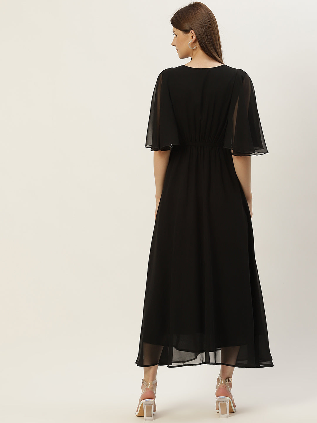 Women Maxi Black Dress