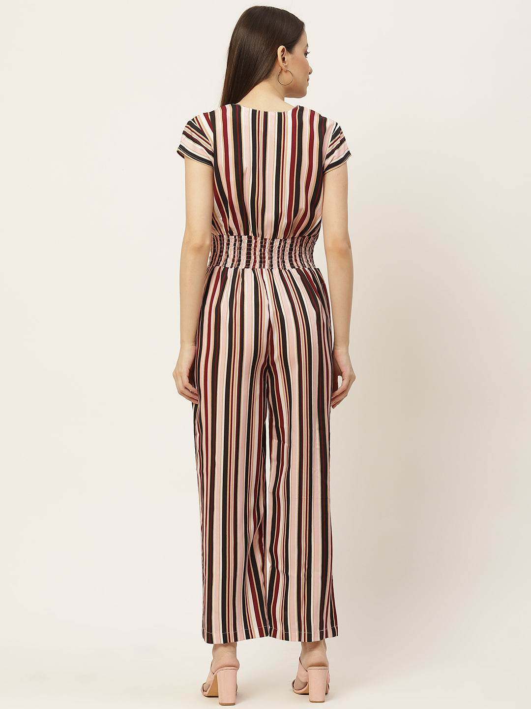 Multicolor Striped Jumpsuit