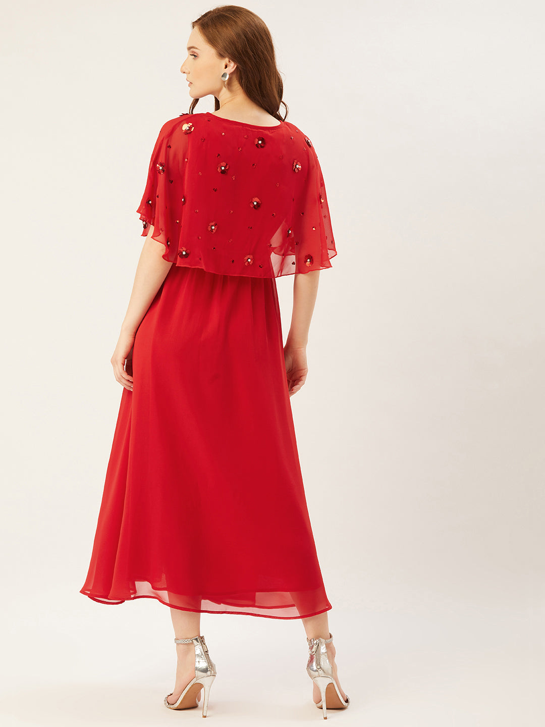 Women Maxi Red Dress