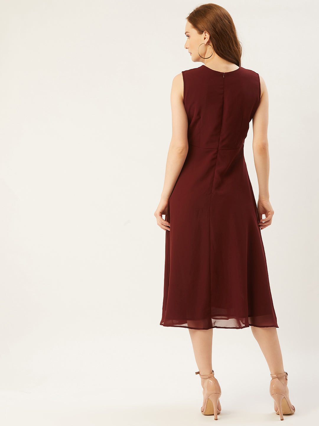 Women Solid A-Line Dress