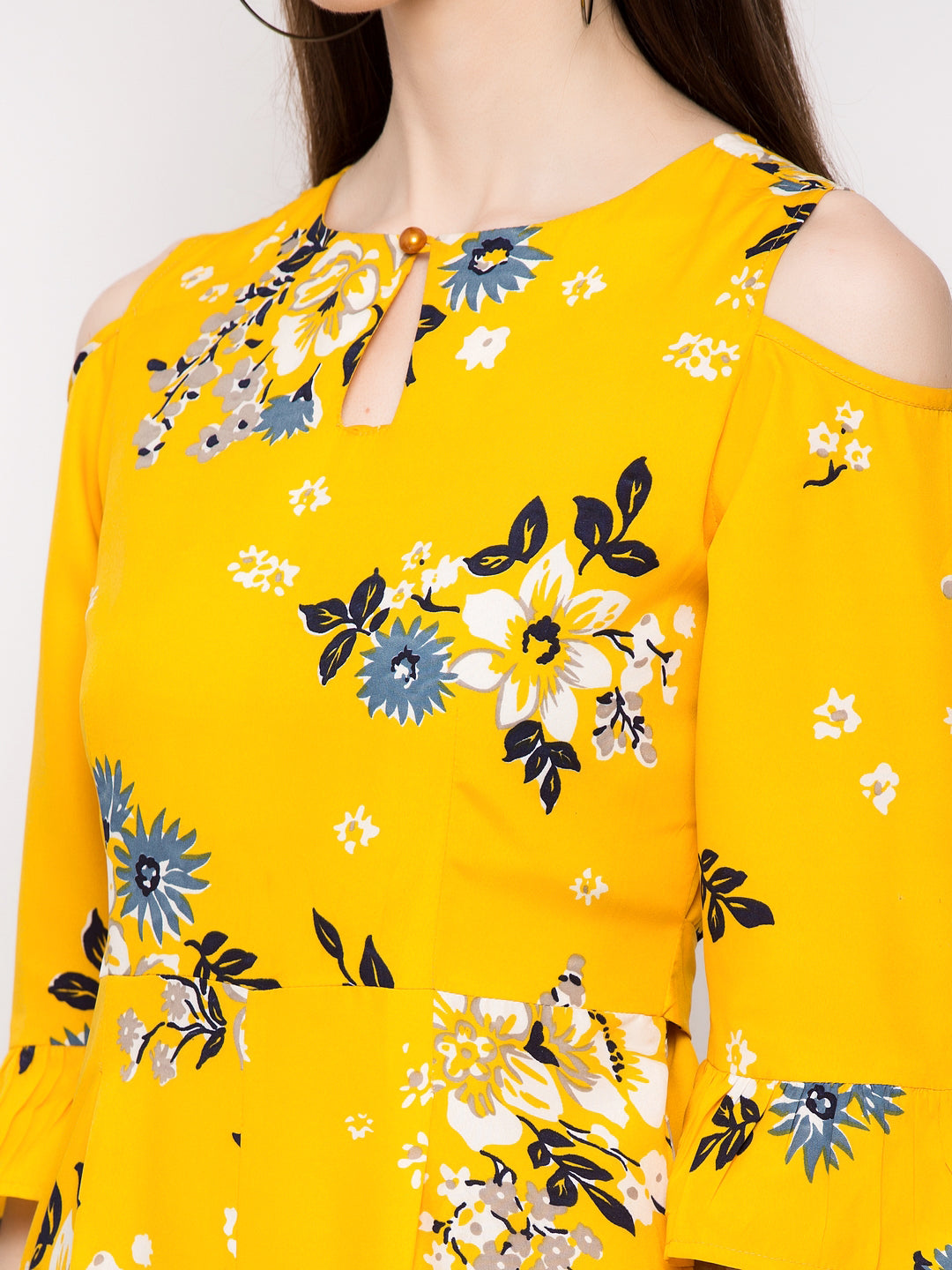 Floral Yellow Jumpsuit