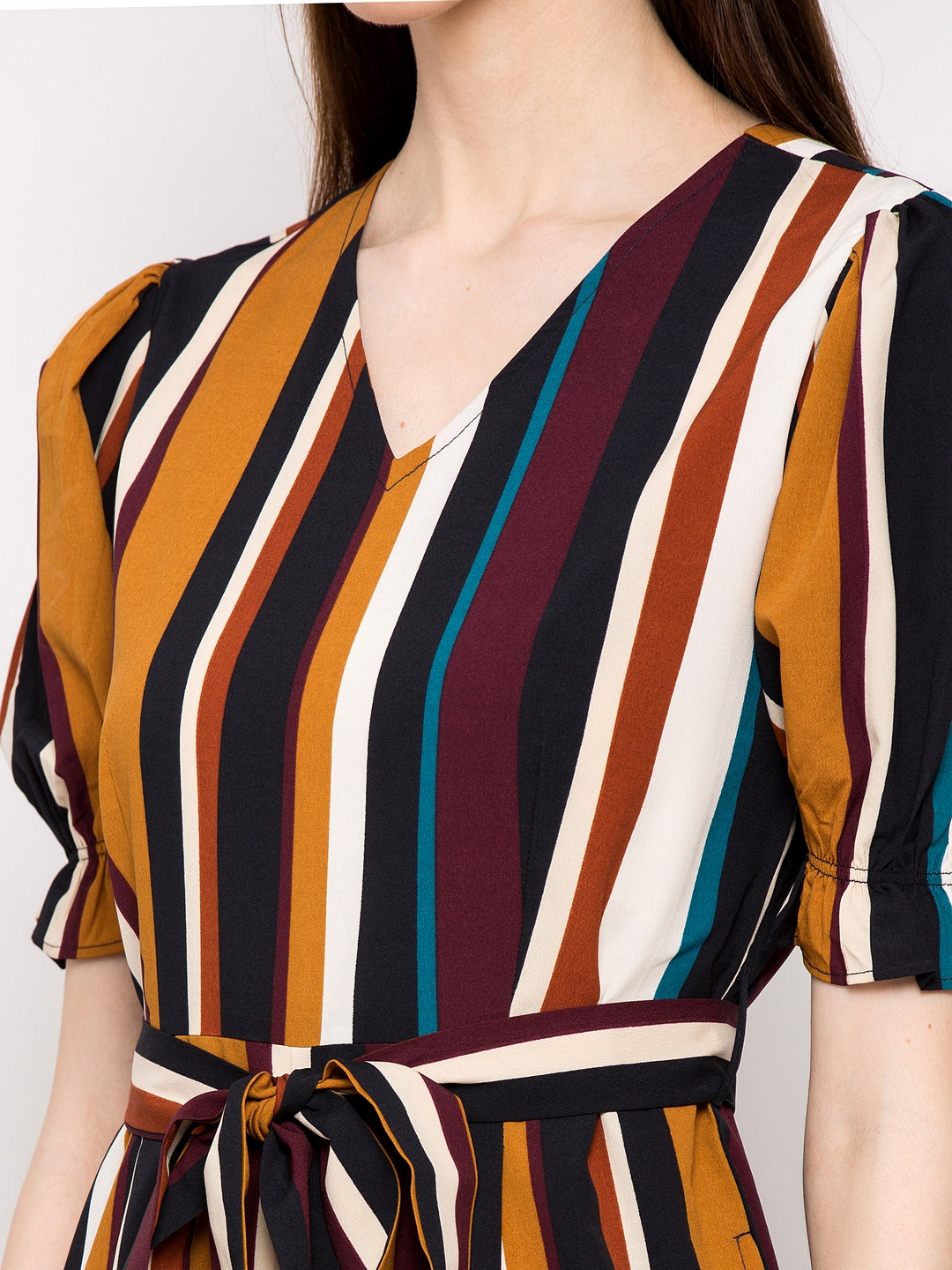 Multicolored Striped Jumpsuit