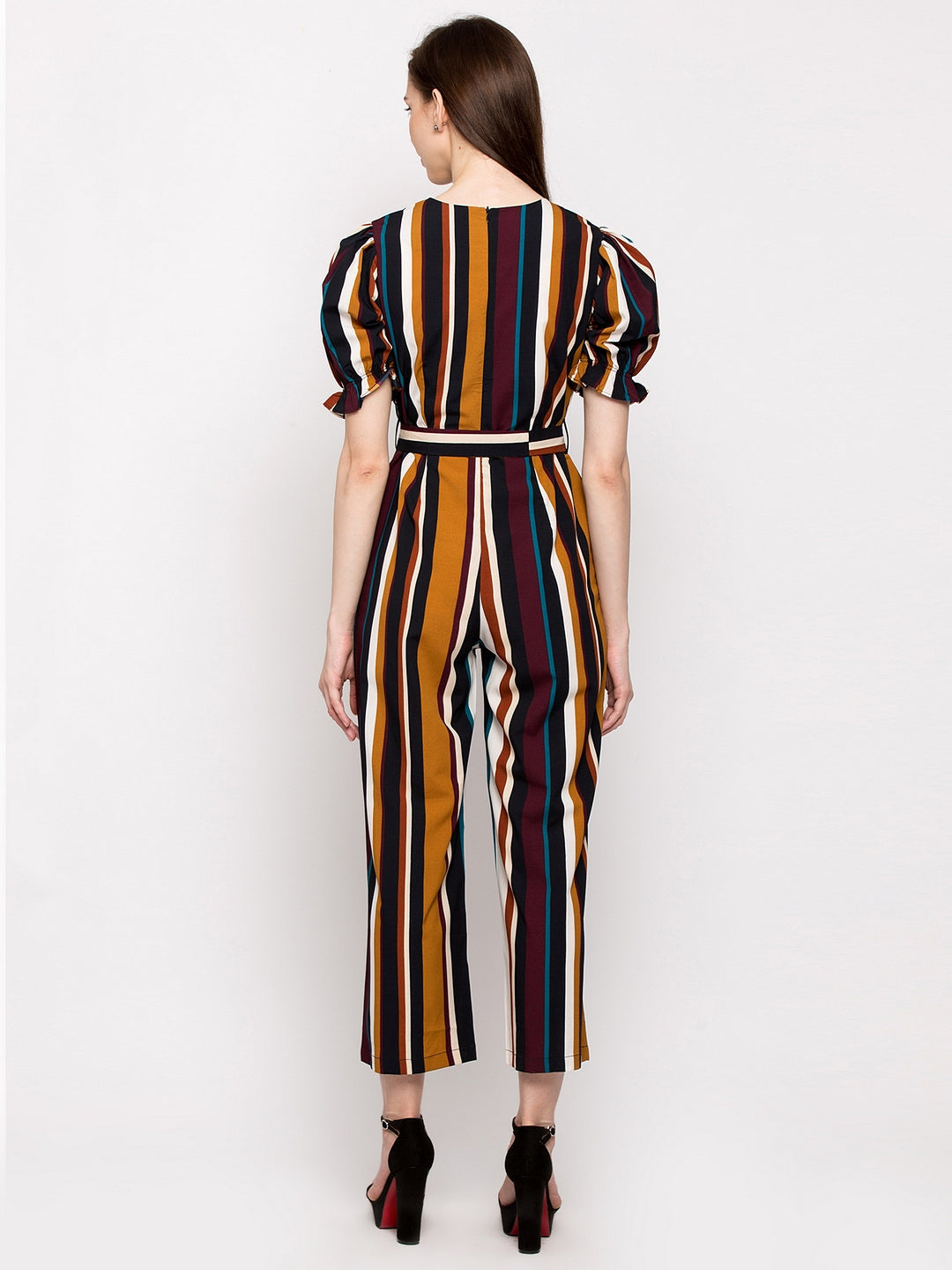 Multicolored Striped Jumpsuit