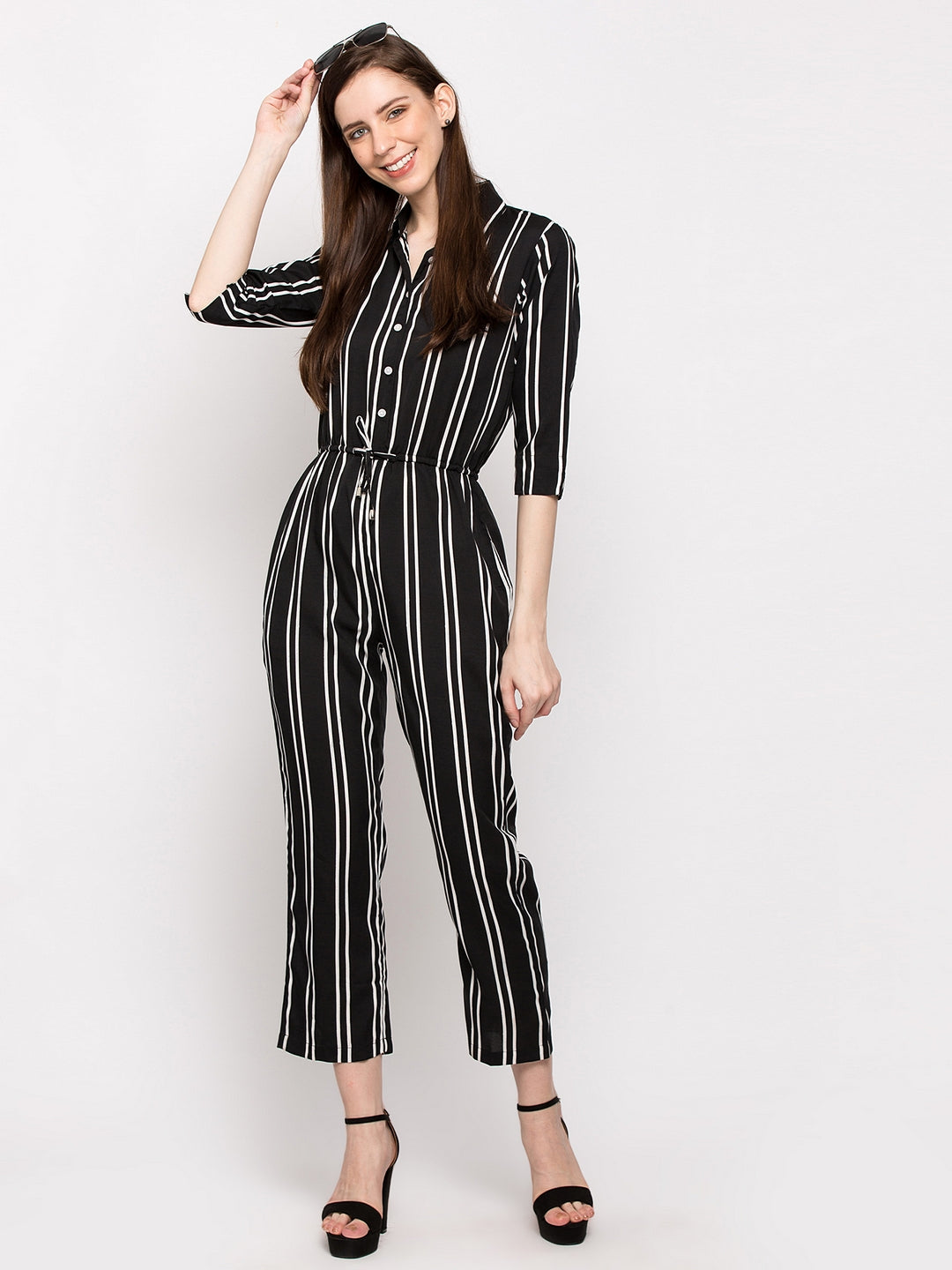 Striped Jumpsuit