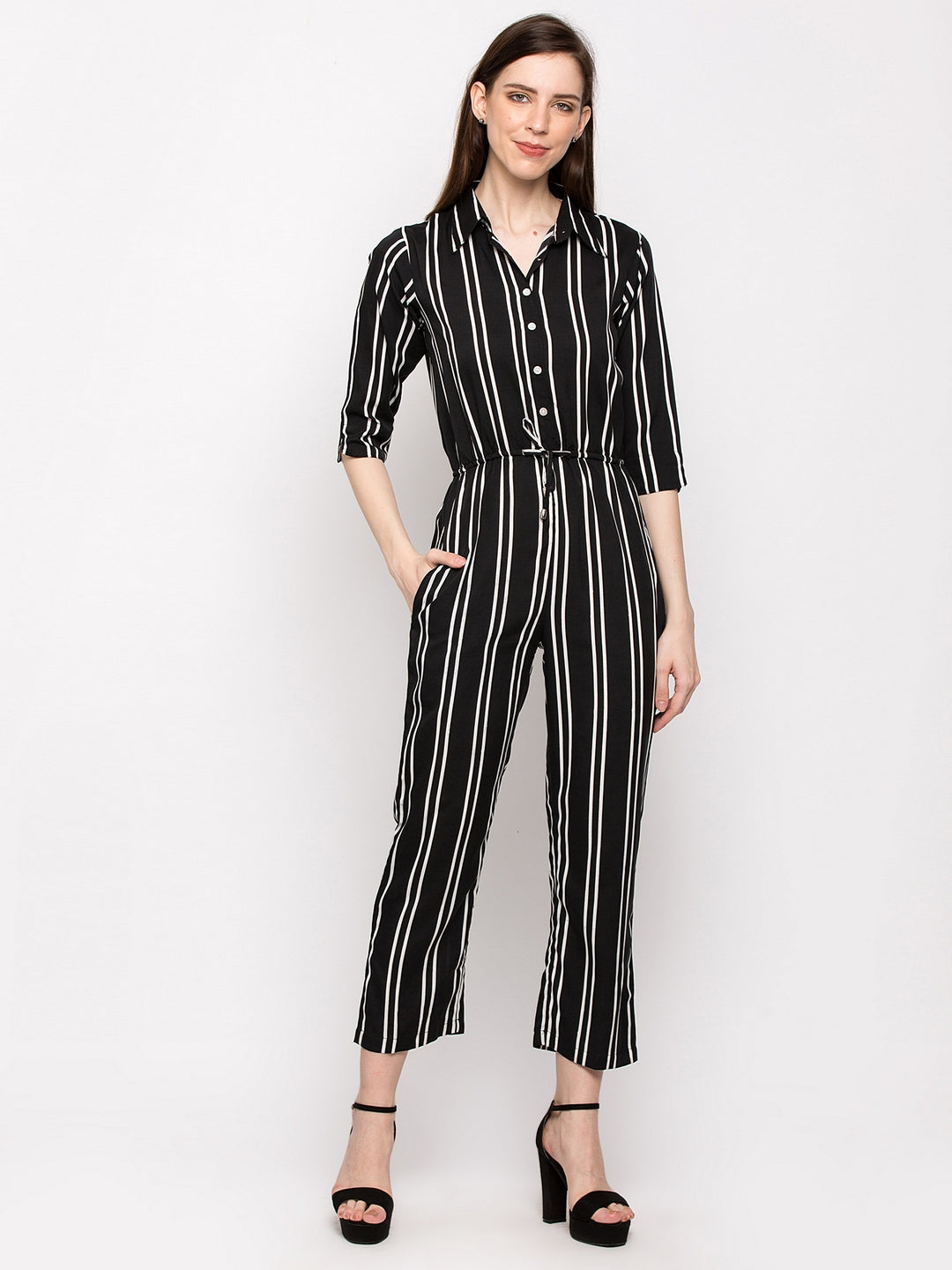 Striped Jumpsuit