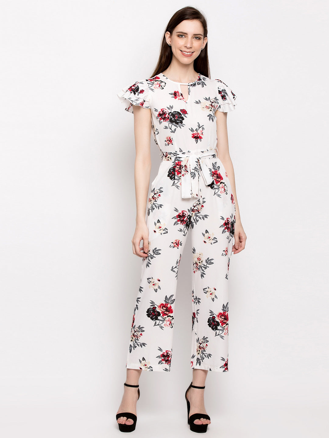 Floral Print Jumpsuit