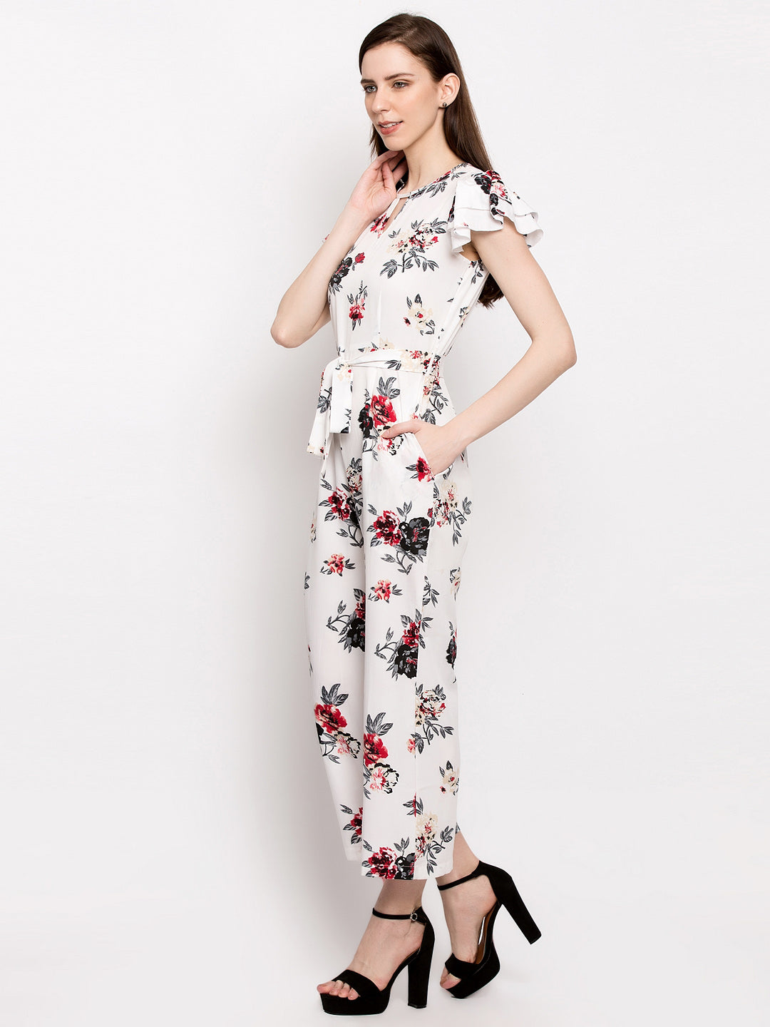 Floral Print Jumpsuit