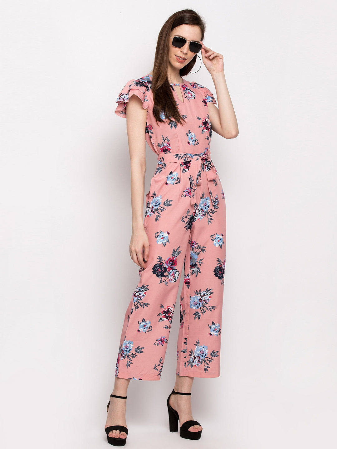 Floral Print Jumpsuit