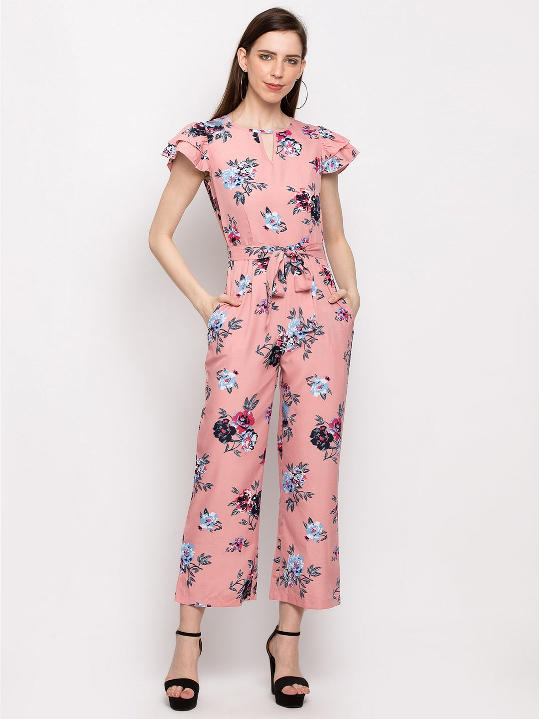 Floral Print Jumpsuit