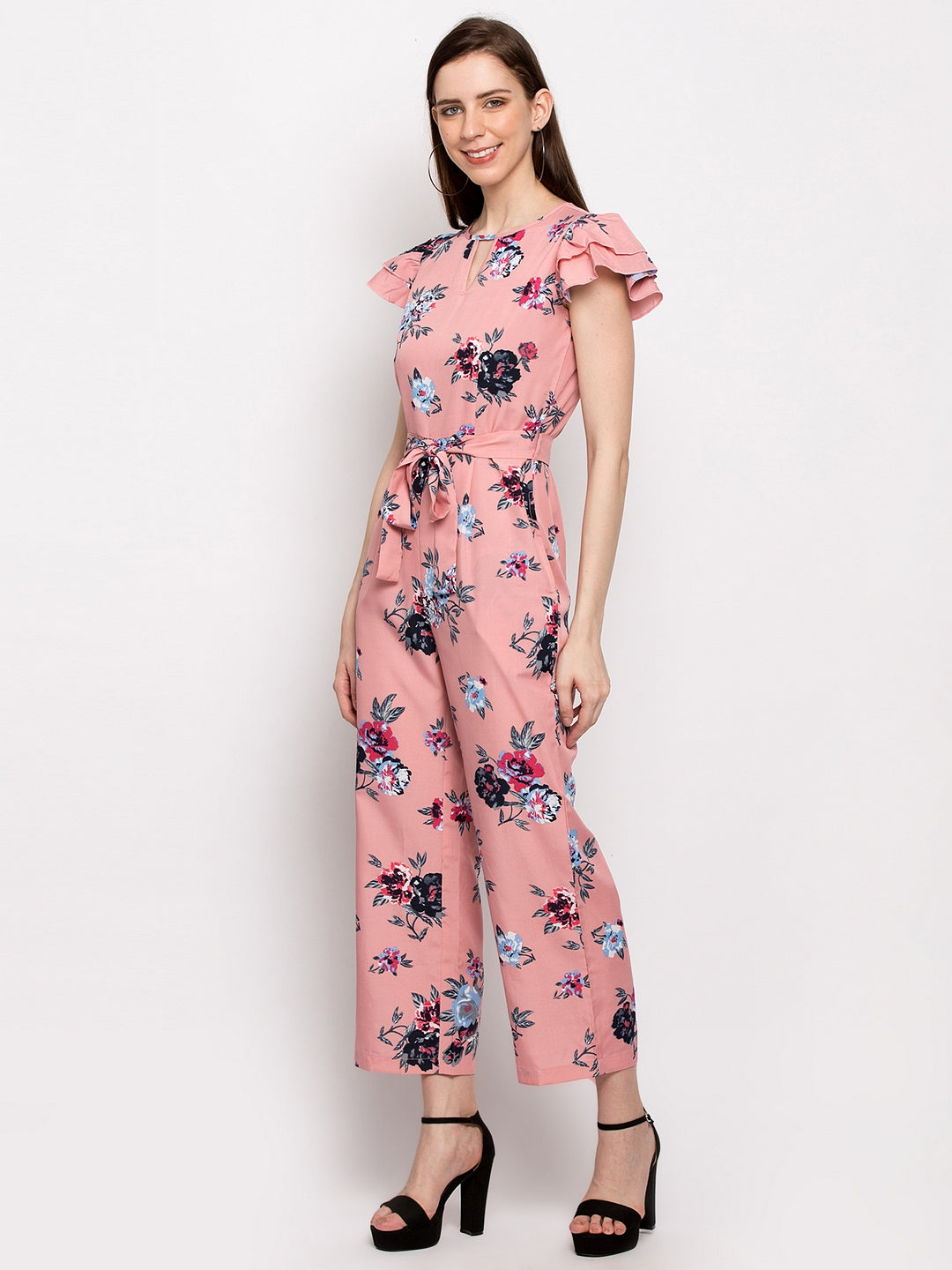 Floral Print Jumpsuit