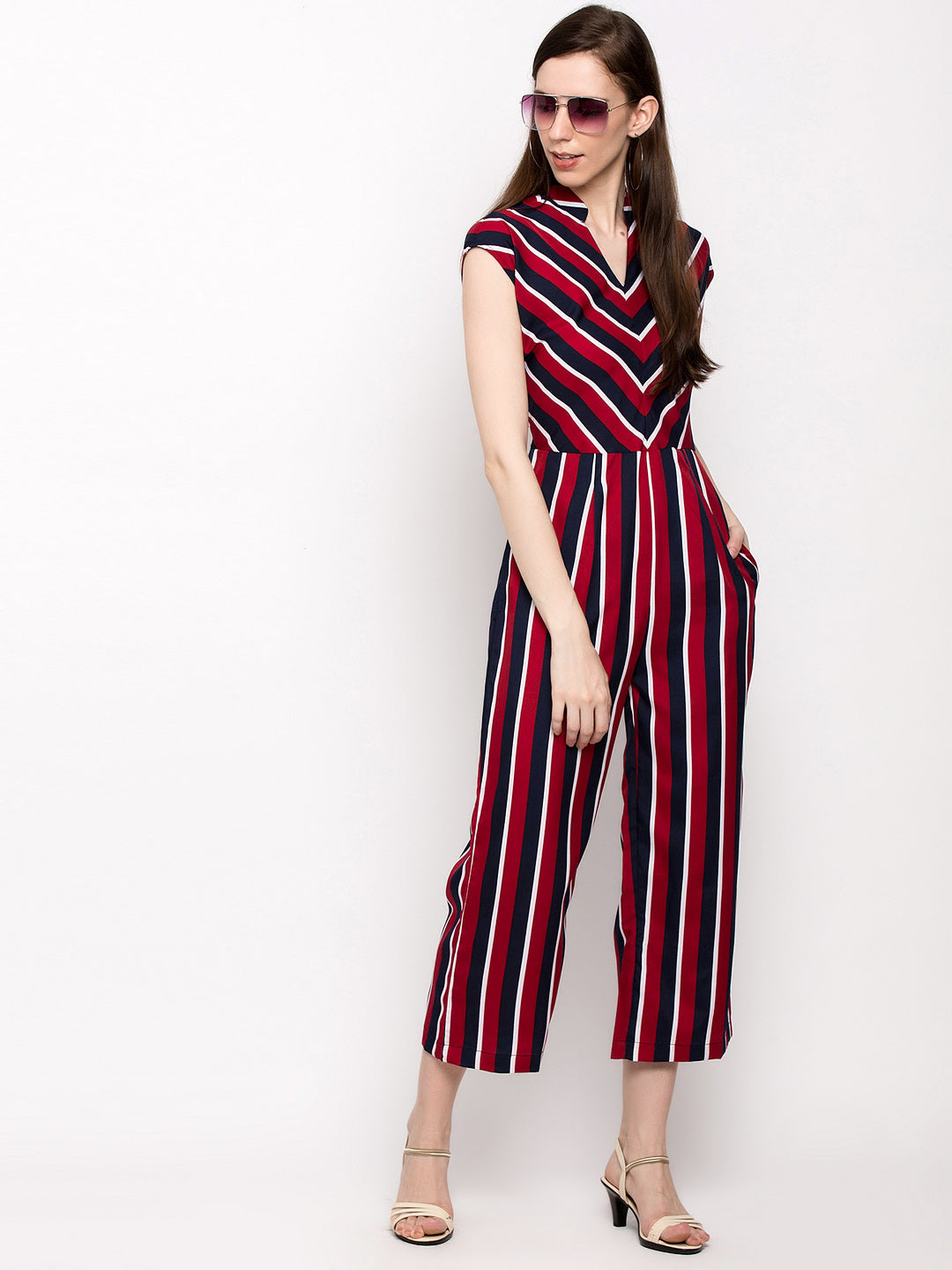 Striped Jumpsuit