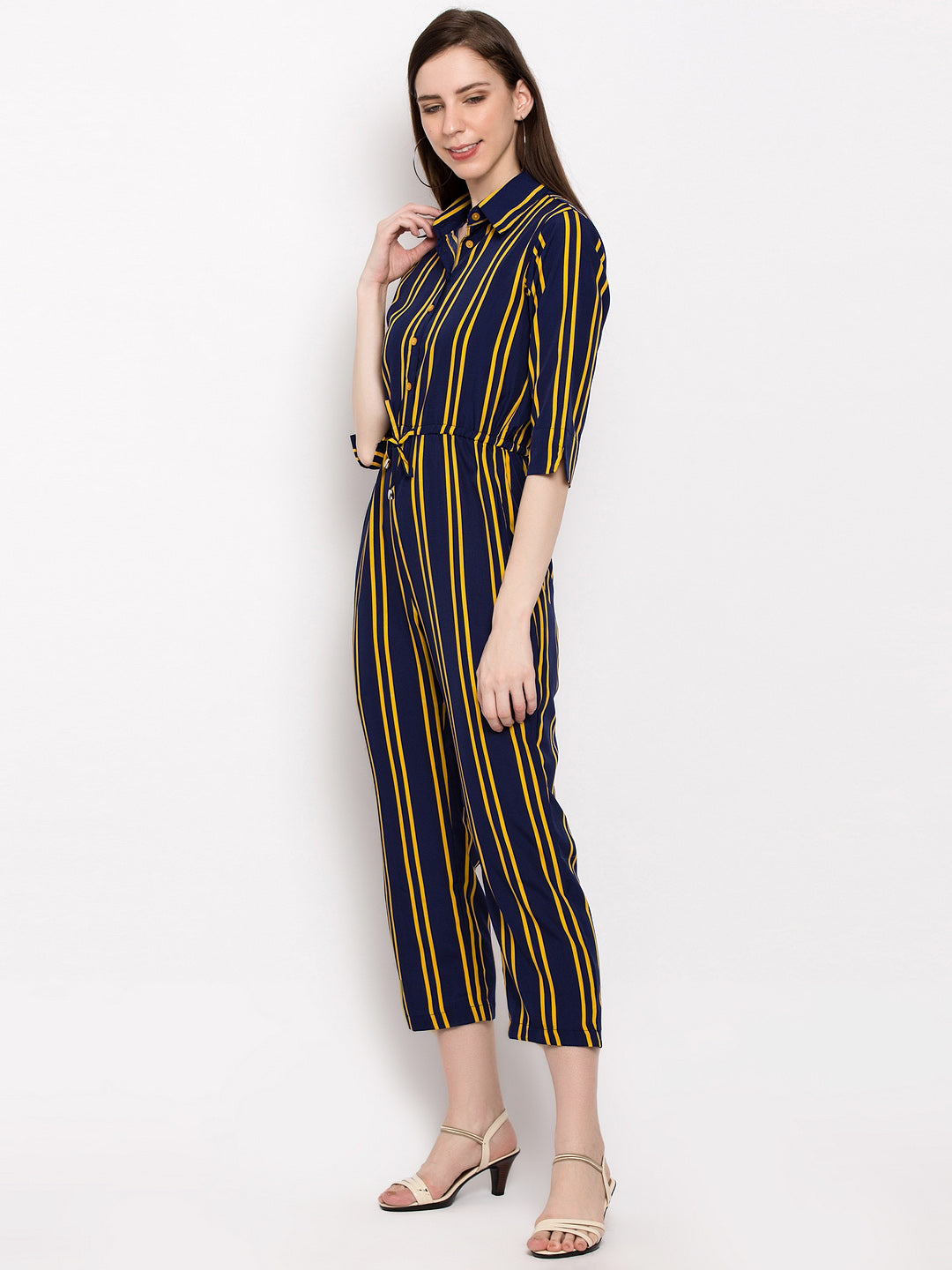 Striped Jumpsuit