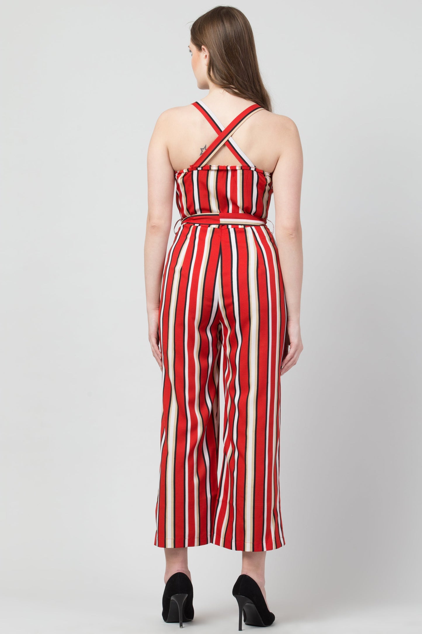 Women Striped Jumpsuit