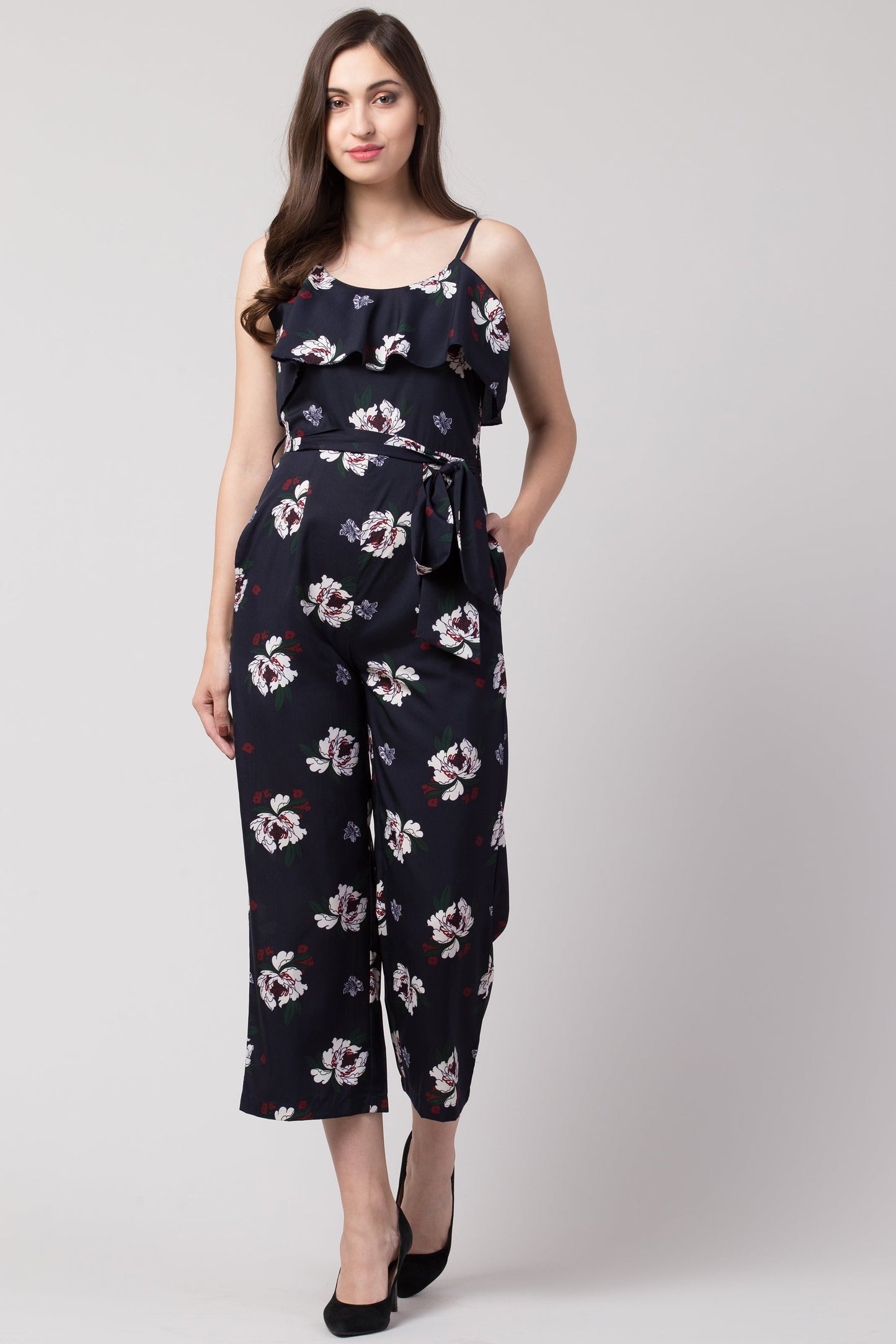 Women Floral Print Jumpsuit