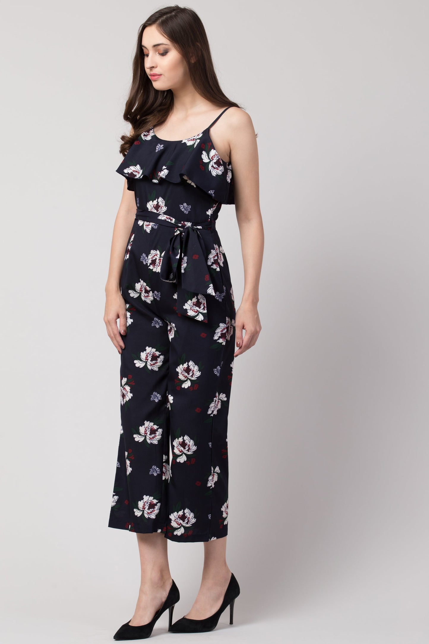 Women Floral Print Jumpsuit