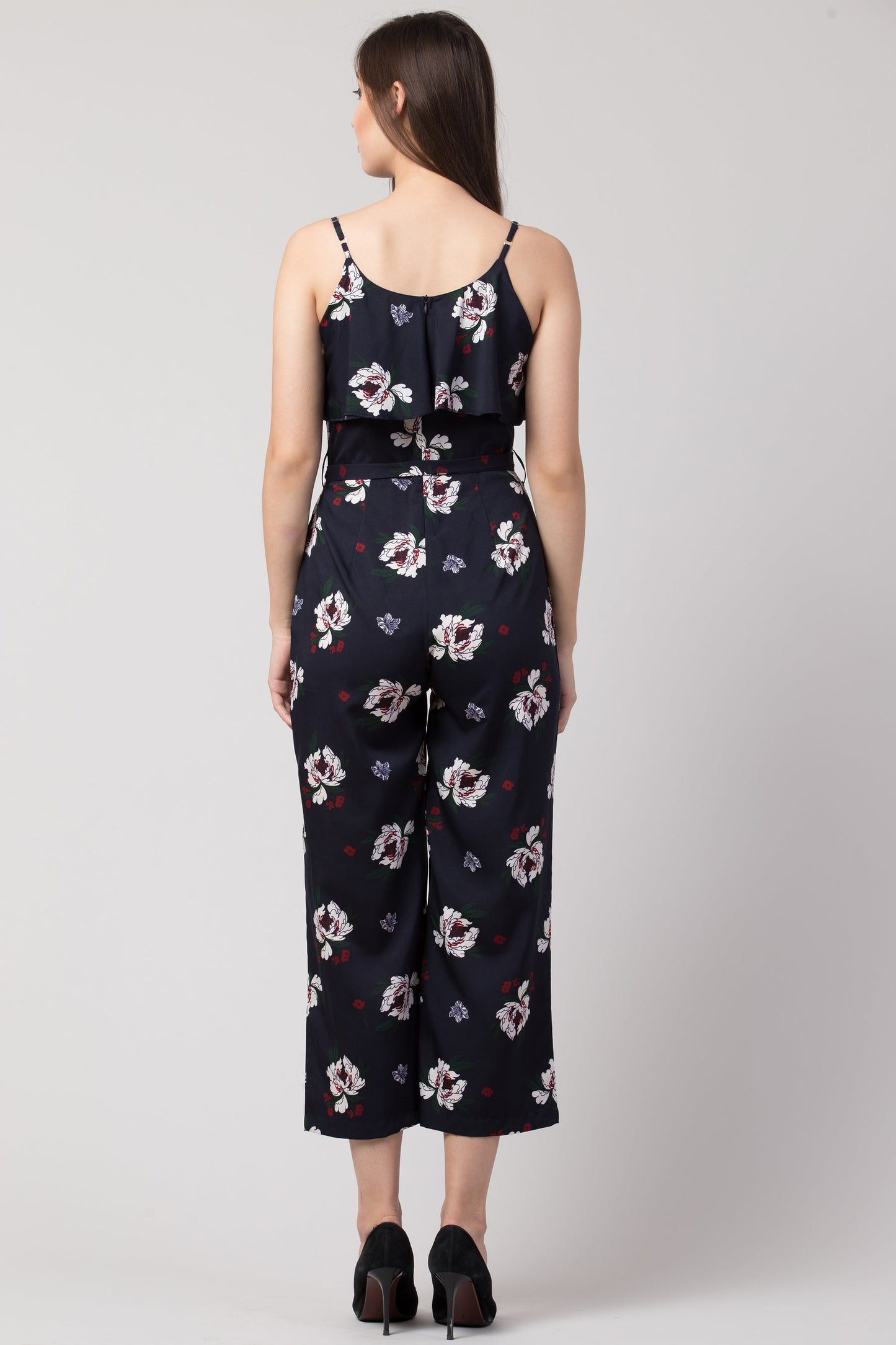 Women Floral Print Jumpsuit