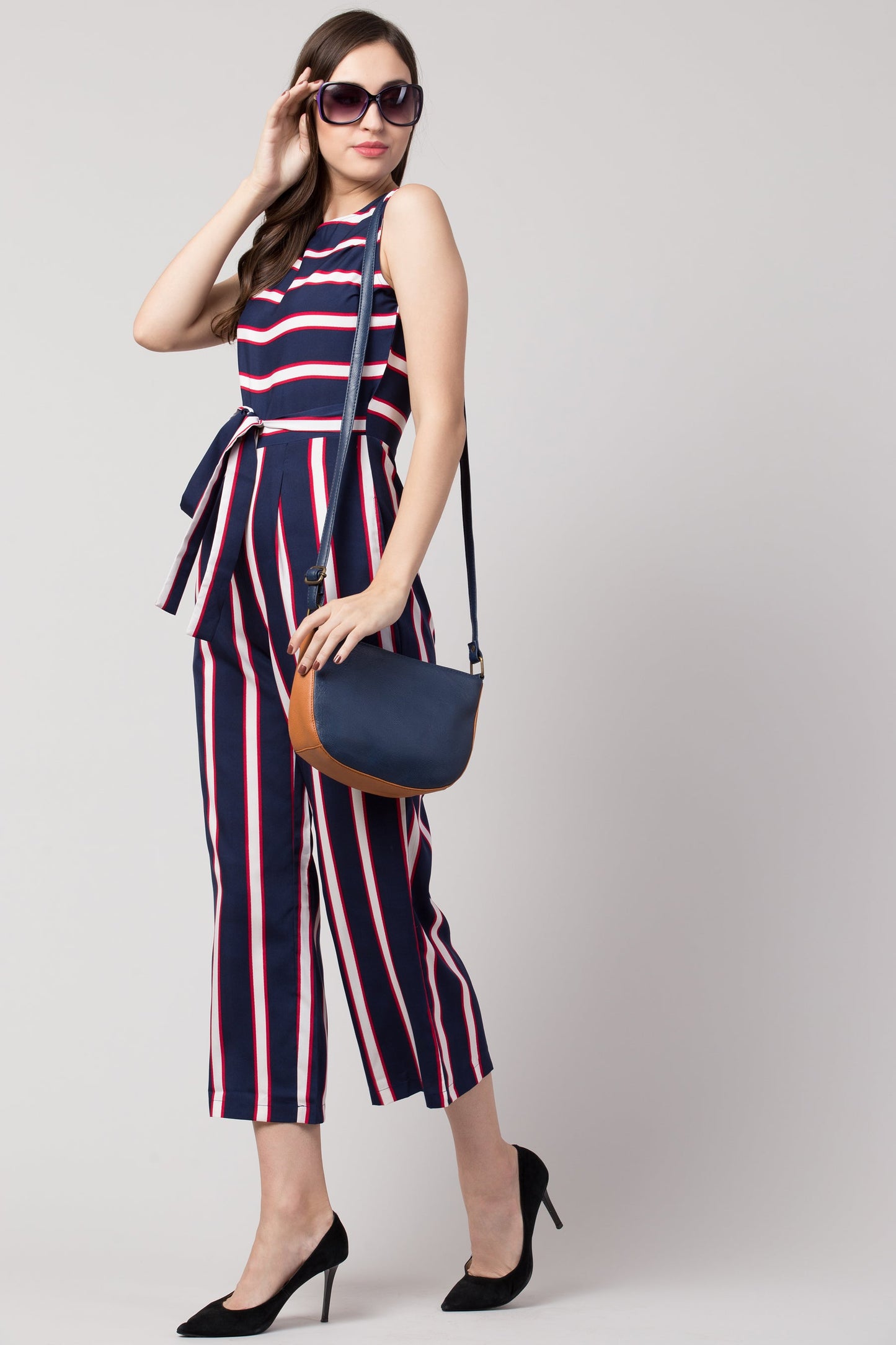 Striped Jumpsuit