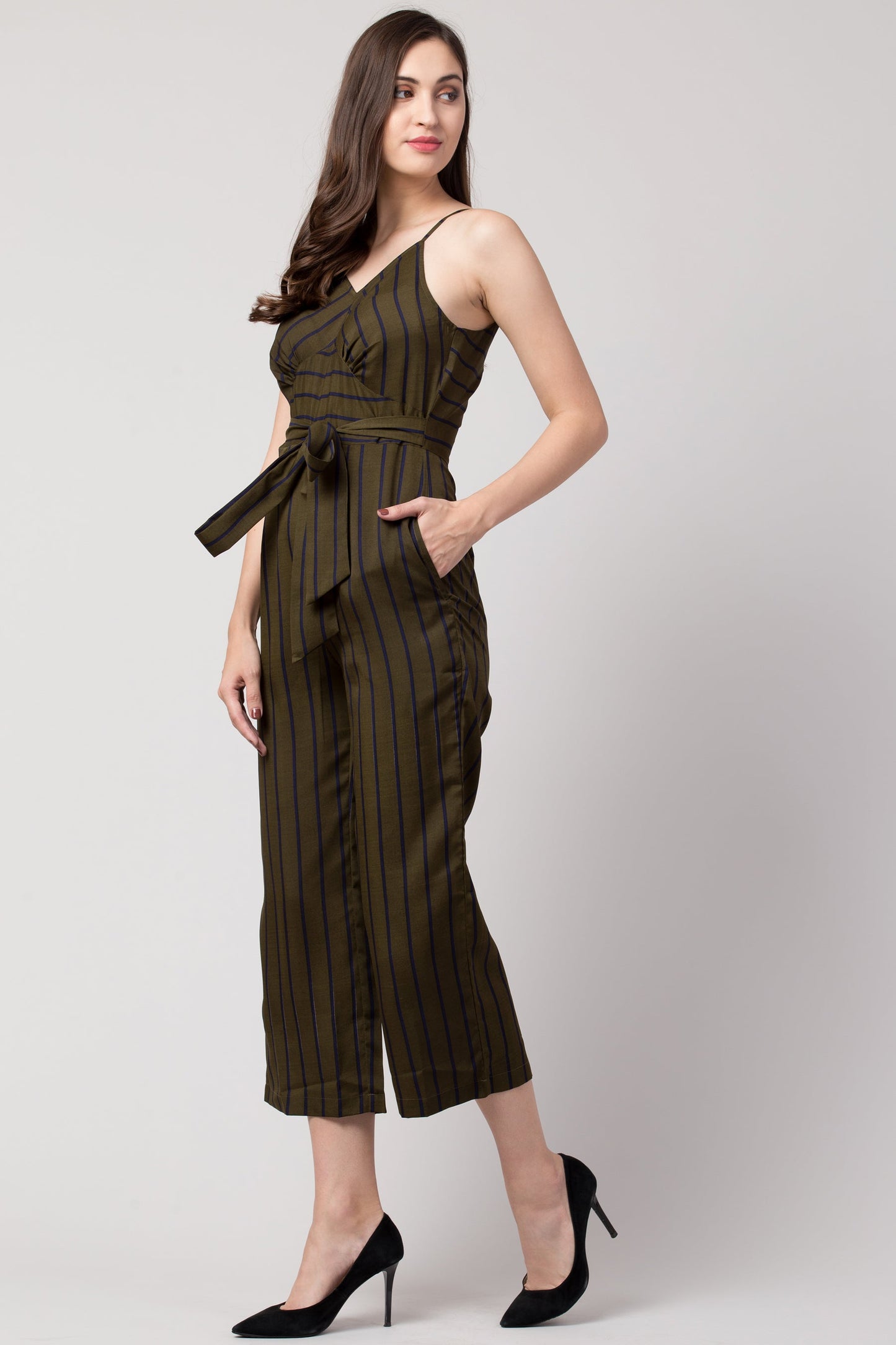 Striped Jumpsuit