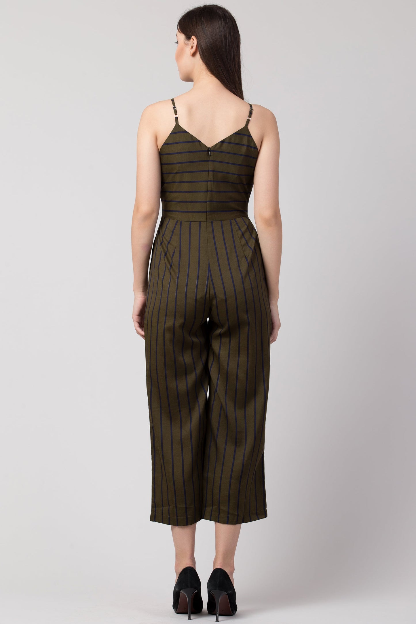 Striped Jumpsuit