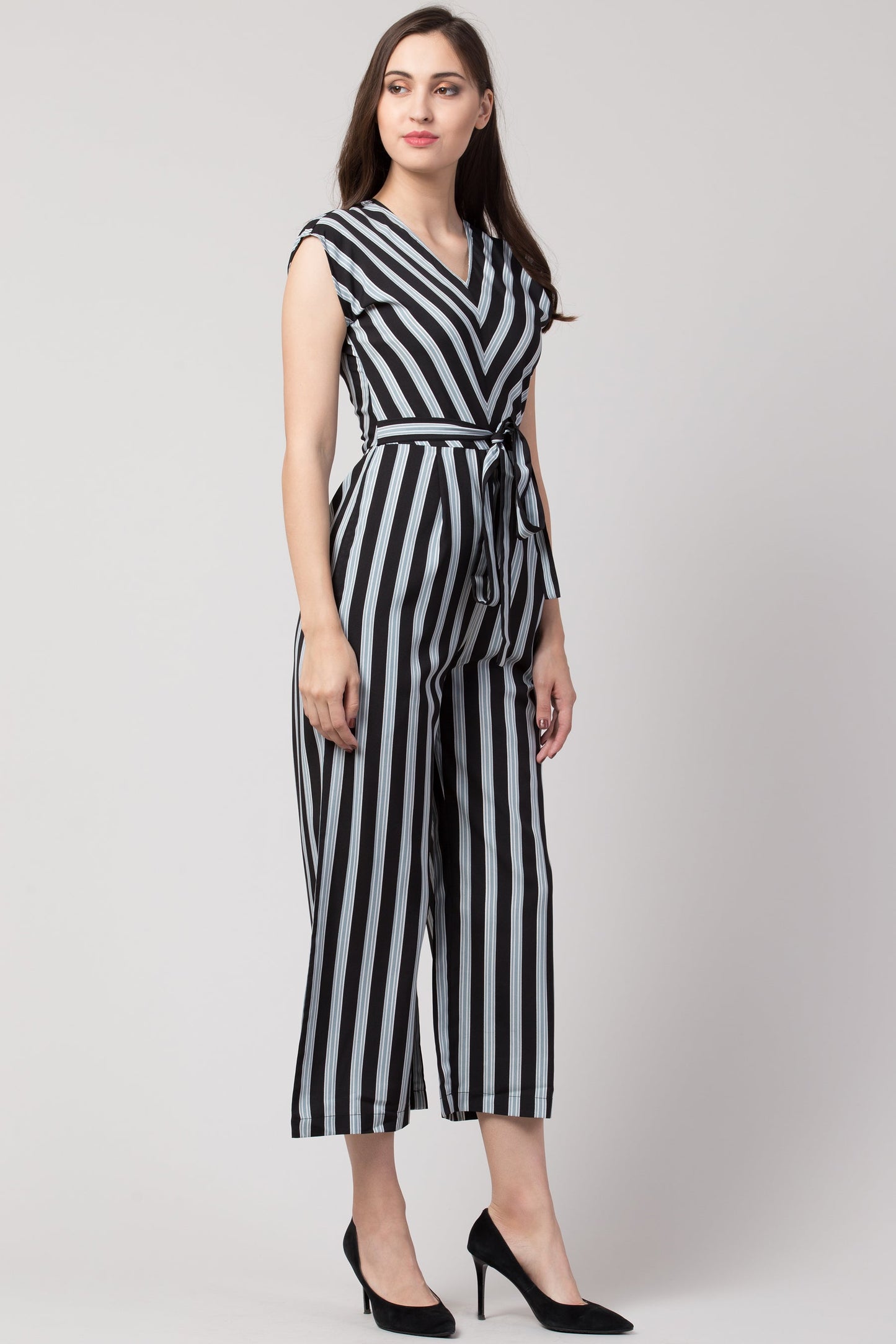 Striped Jumpsuit