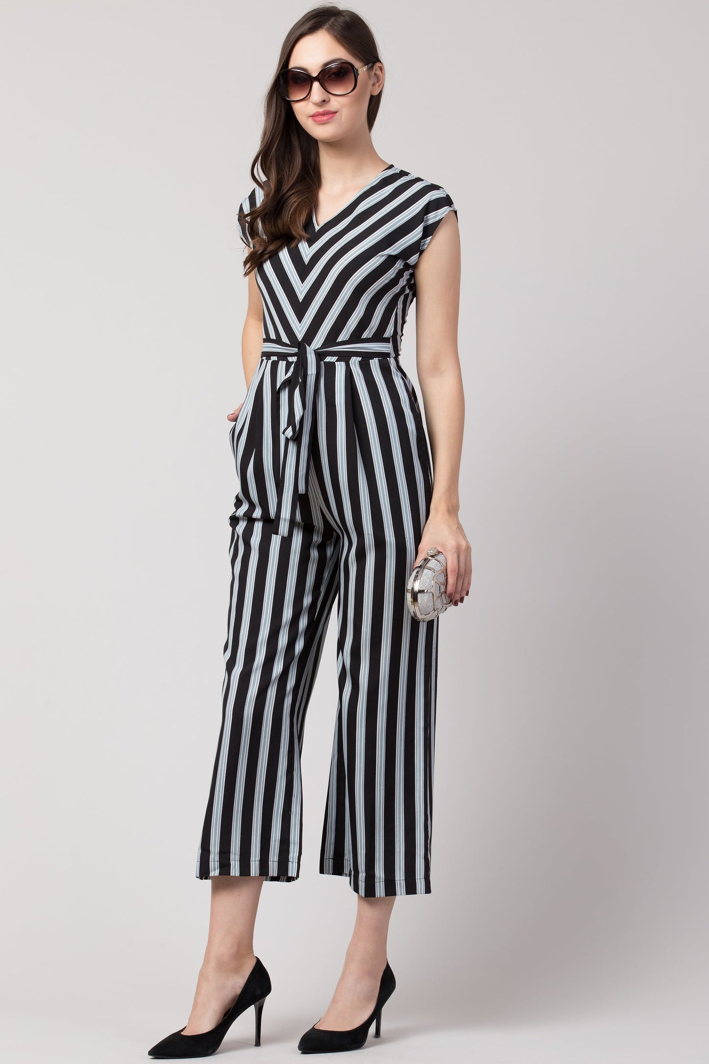 Striped Jumpsuit