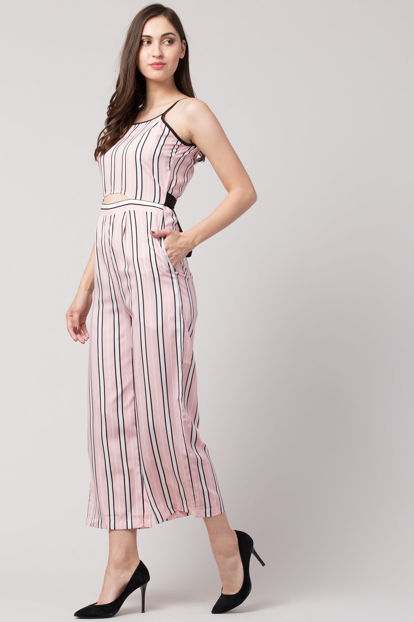 Striped Jumpsuit