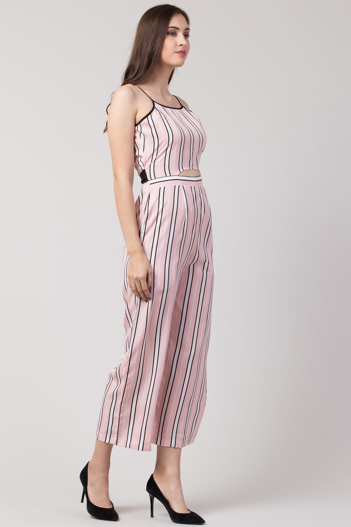 Striped Jumpsuit