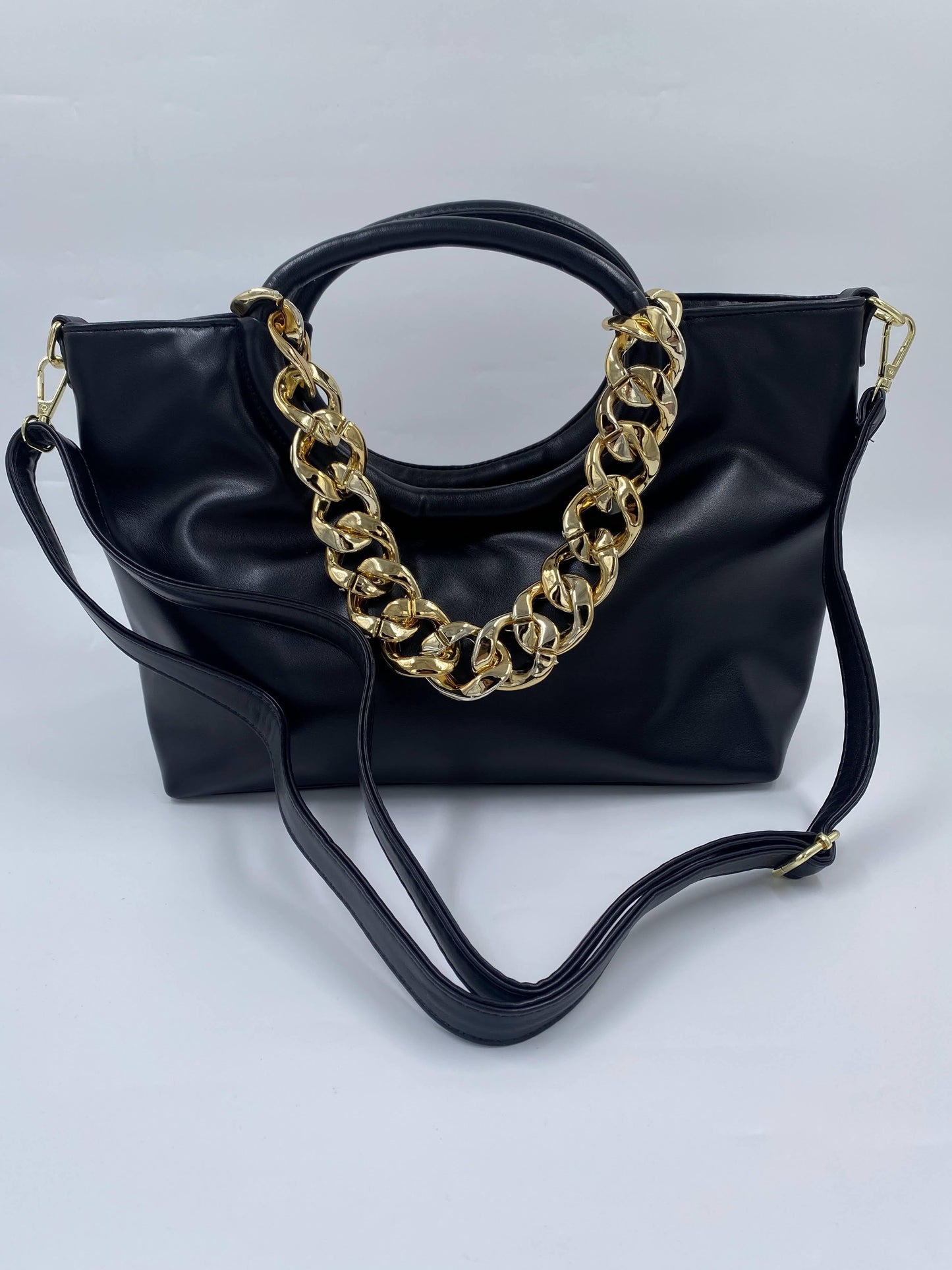 Black Handheld Bag